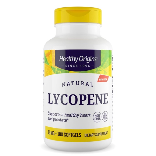 [BRSWIYT3DEAWY2TM] Healthy Origins Lycopene 15 mg, 180 Softgels - Natural Tomato Derived Antioxidant Supplement - Supports Prostate Health, Cardiovascular Function & Skin Cellular Support