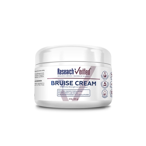 [BRSREYYCDJ7BAYI6] Research Verified Bruise Cream – Arnica, Lavender & Peppermint – Plant-Based Bruise Care & Skin Support – 2 Fl. Oz – Vegan, Non-GMO - Pack of 1