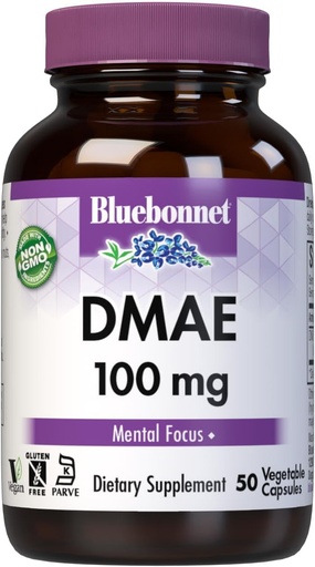 [BRSWICAPOUPBO2TA] BlueBonnet Nutrition DMAE 100mg, 50Count