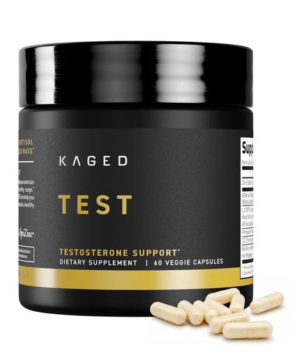 [BRSWGEALCQNA4ALG] Kaged Test Capsules | Unflavored | Testosterone Booster Ferodrox | Premium Hormone Managment | LJ100 Tongkat Ali KSM-66 Ashwagandha Shilajit | Supplements for Men & Women | 60 Servings