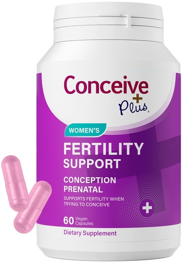 [BRSWGYL5CQMGECDU] CONCEIVE PLUS Womens Fertility Support – Prenatal Multivitamin for Trying to Get Pregnant – Conception Blend, Hormonal Balance, Folate, Zinc, Thiamin, Riboflavin, Biotin – Non-GMO, Vegan – 30 Days