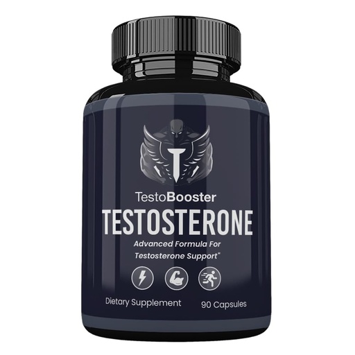 [BRSRGYYZCUMQ43I3] Testo Booster Advanced Formula*, Testo Booster Pills, Bio TestoBooster Dietary Supplement, 90 Capsules