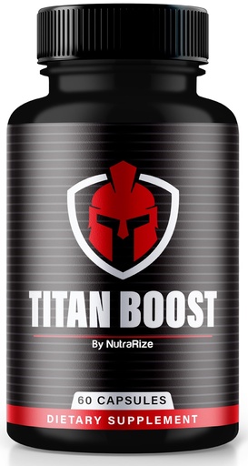 [BRSRAEATBN4AGCLA] NutraRize Titan Boost, Titan Boost for Men, TitanBoost Male Enhancing Supplement, TitanBoost60, Titan Booster for Man, Tongikat Ali, Wild Yam Root, Official Reviews60 Capsules