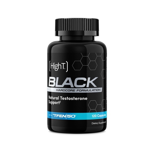 [BRSROFI7BYHQKG35] High T Black Hardcore Testosterone Booster for Men - Nitric Oxide Muscle Pump, Energy & Stamina - Fenugreek & L-Citrulline for Peak Performance & Libido Support – 120 Capsules (30 Day Supply)