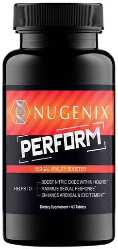 [BRSROBIHOYPW2G3O] Nugenix Perform, Nitric Oxide and Vitality Booster for Men - 63ct