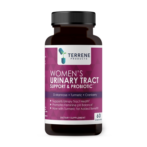 [BRSRGZD3AQIGEETH] Women's Probiotic Capsules - Urinary Tract & Vaginal Health Support, 6 Billion CFU, 4 Lactobacillus Strains, D-Mannose, Cranberry Extract, Turmeric, XOS Prebiotic, 60 Capsules