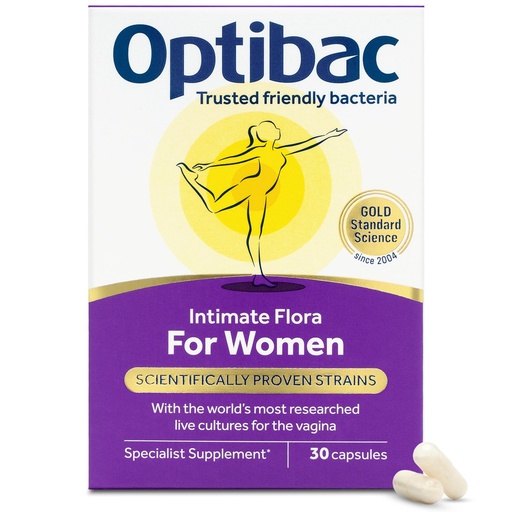 [BRSWGALYPICAEYAY] for Women - 30 Capsules | Vaginal Probiotic with Lactobacillus rhamnosus GR-1 & Lactobacillus reuteri RC-14 | Supports Intimate Flora, pH Balance & Urinary Health