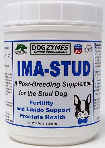 [BRSWGCYPOB7QKYAY] Dogzymes Ima Stud Daily Supplement Added to Food to Enhance The libido, Performance, Sperm Cell Development and Vitality of The Stud Dog(2 Pound)
