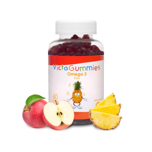 [BRSW2FL6CN6RAELB] Dr. T VictaGummies Omega 3 Gummies – DHA for Brain & Eye Health – Naturally Flavored, – Supports Focus, Cognitive Function & Attention – Children’s Supplement – 60 Gummies (1 Pack)