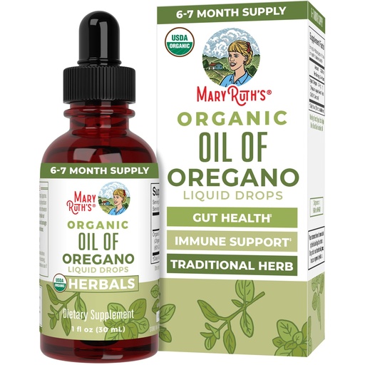 [BRSWYHAPB4DQMELU] MaryRuth Organics Oregano Oil Drops | 6 Month Supply | USDA Organic Oil of Oregano Liquid | Herbal Blend for Immune Support | Digestive Health | Overall Health | Vegan | Sugar Free | Non-GMO | 1 Fl Oz