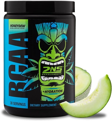 [BRSRMHQ5AV5GK2DD] 2nd Nature Supplements – BCAA Honeydew, 30 Servings, 12.6 Oz – 9 G Branched Chain Amino Acids – Supports Muscle Growth, Recovery & Endurance – Replenishes Electrolytes – No Sugars or Colors Added