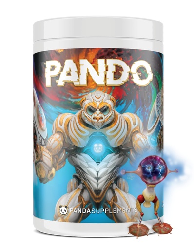 [BRSRGYAZBV7GKDTD] Underground Bio Labs Panda Supps: Pando Pre-Workout | 400mg Fast and Extended Release Caffeine | 6G L-Citrulline for Maximum Pumps and Endurance | 25 Servings (Electric Blue Colada)
