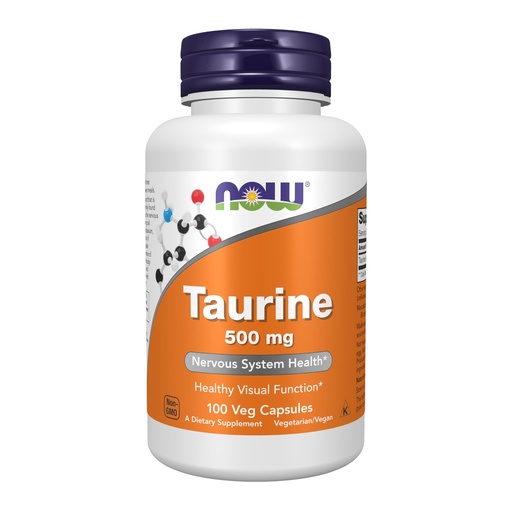 [BRSWIYQ3BYAWMGQ5] NOW Foods Taurine 500mg, 100 Capsules