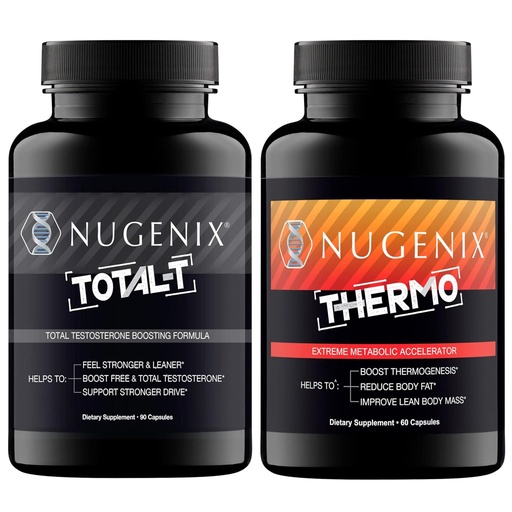 [BRSRAAIKA4BGAF3H] Nugenix Thermo Fat Burner and Total-T Testosterone Supplement for Men
