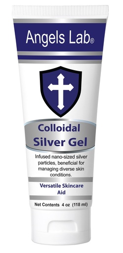 [BRSRAGA5AUOQOH35] Angels Colloidal Silver Gel Nano Silver Gel Wound Care – Unscented Healing Ointment for Burns, Sunburns & Irritated Skin – 4oz Formula