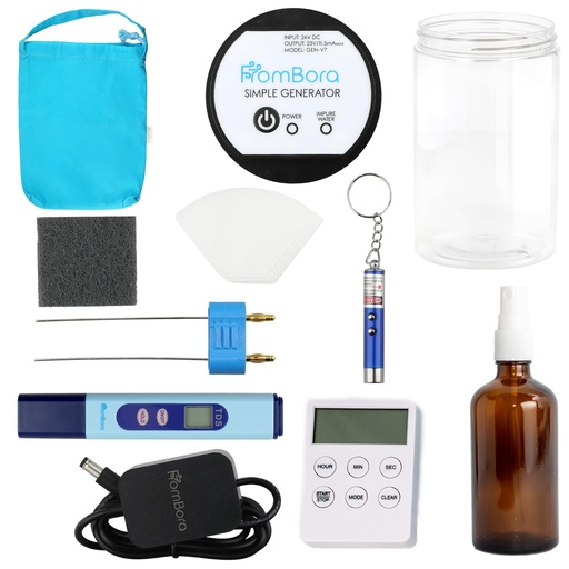 [BRSWY2T6AUJRSH3O] Colloidal Silver Generator Kit Max – 99.99% Pure Silver Wire, TDS Meter, Laser, Jar, Amber Bottle & Travel Bag – Constant Current Machine for True Nano Particles at Home