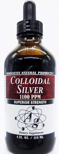 [BRSRGZYDPMNA4CQU] Colloidal Silver 1100 PPM (4 oz) by Innovative Natural Products