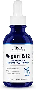 [BRSROGL2CANRGH3D] 1MD Nutrition Vegan Vitamin B12 I 5000mcg Methylcobalamin Supplement | Energy, Immune Support