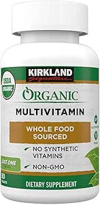 [BRSWGFINCQNWKG3V] KIRKLAND Signature USDA Organic Multivitamin, 80 Coated Tablets