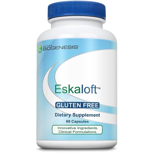 [BRSWIYYCCMPQ4F3G] Nutra Biogenesis Eskaloft - St Johns Wort Capsules, Rodiola Rosea & St. John's Wort Supplement for Men and Women with L Theanine & GABA, Supports Calm Mindset & Healthy Sleep - 60 Capsules