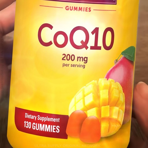 [BRSRGGIRBEIWY3DD] Nature_Mades Coenzyme Q10 Gummies 200 mg, CoQ10 (Ubidecarenone), Gluten Free, 130 Count