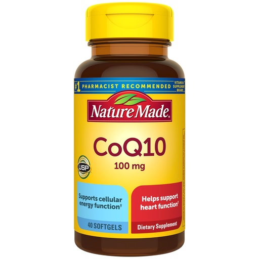 [BRSWIYL5OQEBOELA] Nature Made CoQ10 100mg, 40 Liquid Softgels