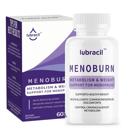 [BRSREZAPAQHGAD32] Lubracil Menoburn Perimenopause & Menopause Supplements for Women – Helps Metabolism, Estrogen & Wellness – Targets Hot Flashes, Bloating & Energy – 60 Count
