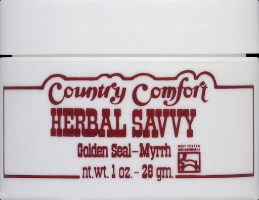 [BRSWIYAFBV4B2H3Y] Country Comfort Myrrh Goldenseal Savvy 1 Oz