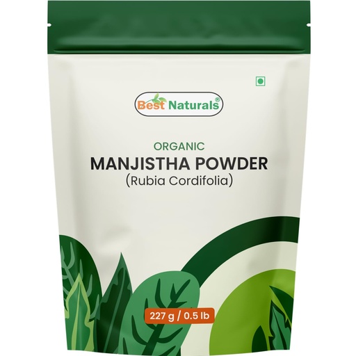 [BRSRECARA56WECLJ] Best Naturals Certified USDA Organic Manjistha Powder, 227 Gram, Gluten Free, GMO Free, Vegan