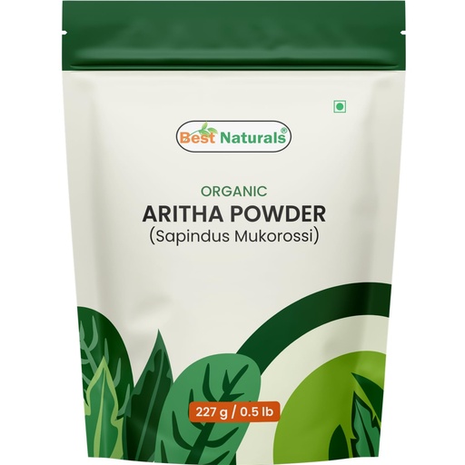 [BRSRGYYKCABRODY2] Best Naturals Certified USDA Organic Aritha Powder, 227 Gram, Gluten Free, GMO Free, Vegan