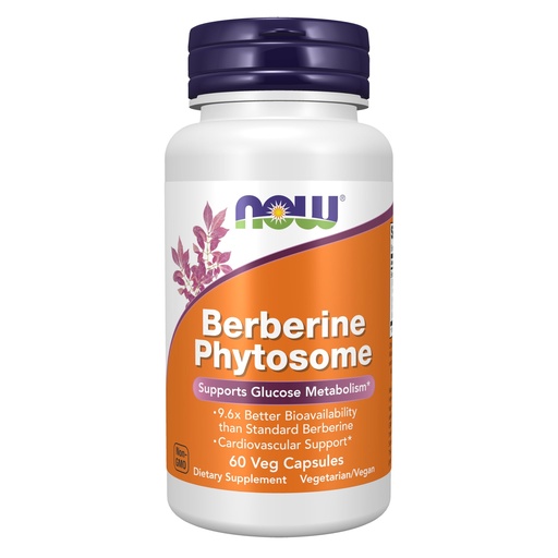 [BRSRYYY2BUBBGF3H] Now Foods Berberine Phytosome, Supports Glucose Metabolism*, Cardiovascular Support*, 60 Veg Capsules