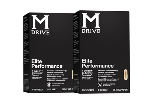 [BRSRECT7BF6QIGY7] Mdrive Elite Testosterone Booster for Men - Supports Immune Health, Energy, VO2Max, Recovery, Stress Relief, Lean Muscle, KSM-66 Ashwagandha, DIM, Fenugreek, 180 Capsules