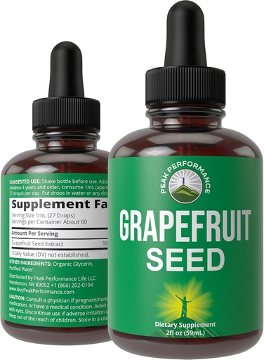 [BRSRAGQNAR5AMAI7] Grapefruit Seed Extract Liquid Drops Supplement. Vegan GSE Grapefruit Seed Extract for Women and Men. Zero Sugar, Non Bitter. for Immune, Digestive Support. Gluten Free Oil. Take Orally