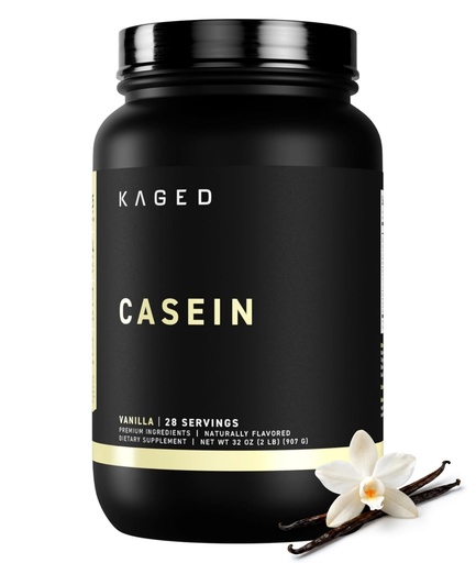 [BRSWYYA6BVYBSHT3] Kaged Premium Casein Protein Powder | Vanilla | Micellar Casein | Banned-Substance Free Supplement, Build Muscle, Recover Faster | Kasein | 28 Servings