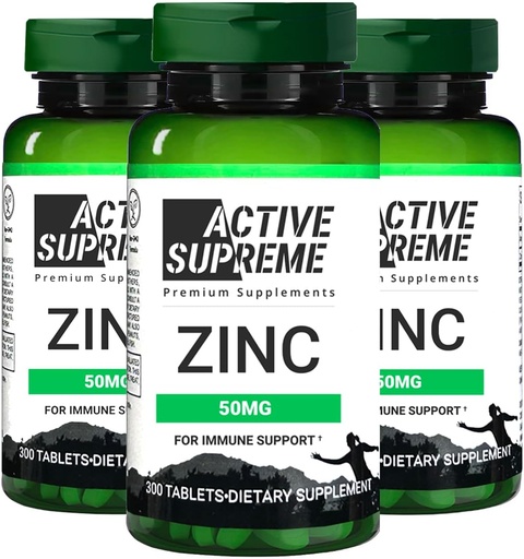 [BRSWYH33BABAIGTB] 3 Pack Zinc Citrate 50 mg - Supplement to Support Immune System & Reproductive Health