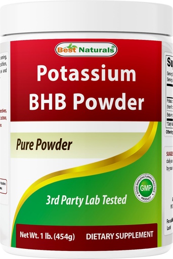 [BRSRAHYOO4NBOC3X] Best Naturals Potassium BHB Powder 1 Lb