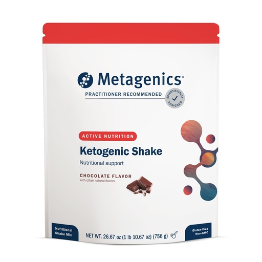 [BRSWYYALBEBAGDTA] Metagenics Ketogenic Shake - Keto Protein Powder - Low Carb, Sugar-Free, Gluten-Free Meal Replacement - 25 Vitamins & Minerals with MCTs, Iron, Biotin & Calcium - Non-GMO -14 Servings