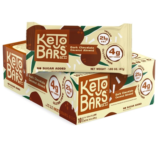 [BRSWGHQOA57QKEQ3] Keto Bars The Original Keto Snack Bar, Gourmet Simple Ingredients Low Carb, No Sugar, Rich in Ketogenic Fats, The Perfect KetoBars Snacks for Keto Diet Food Products (10 Pack, 1.65 ounce)