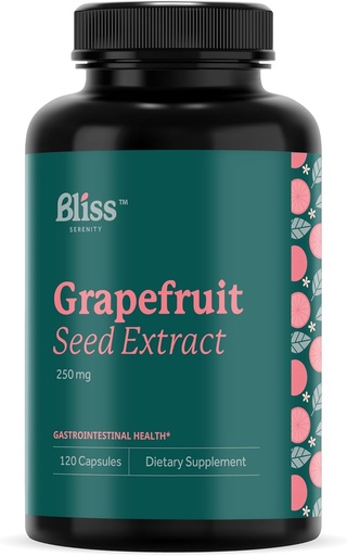 [BRSROGIFBZYREG33] Grapefruit Seed Extract 250 mg - Maximum Strength, Non-GMO, Gluten Free, Kosher Certified - 120 Vegcaps, 120 Day Supply