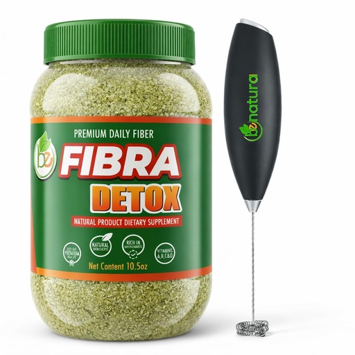 [BRSREAIYOAIRE23H] BE Fibra–Premium Daily Fiber Supplement–10.5oz Drink Mix–Rich in Antioxidants & Vitamins A, B12,C & D, Supports Digestive Health & Detox,Plant-Based, Vegan, Non-GMO,Includes Drink Mixer by BexpertsUSA