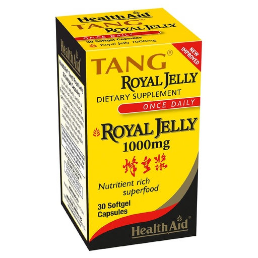 [BRSWIYIOCEARS2DI] Health Aid, Tang Royal Jelly 1000mg, 30 Softgel Capsules