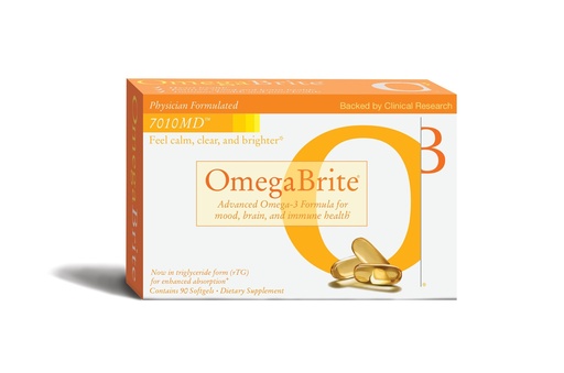 [BRSRGBD5BEARMEL3] 7010MD Advanced Omega-3 Formula, 92% Omega-3 with 1140 mg of EPA per Serving, Promoting Positive Mood, Brain Health, Immune Health, Heart Health and Joint Health- 90 Count