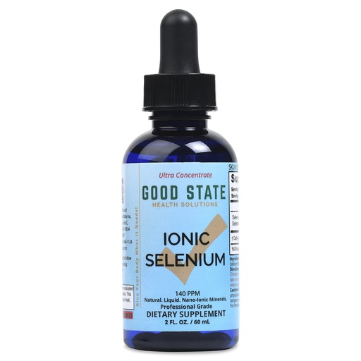 [BRSWIFQQPJYGGCDA] Good State Liquid Ionic Minerals - Selenium Ultra Concentrate - (10 drops equals 70 mcg) (100 servings per bottle)