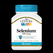 [BRSWG2QQAR4AK3TD] 21st Century Selenium 200 mcg Capsules - 60 ct, Pack of 4