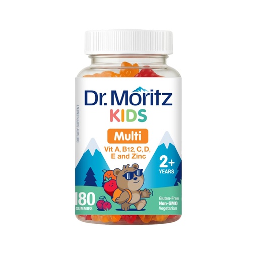 [BRSRA2Y6BAIG23TU] DR. MORITZ Kids Multivitamin Gummies - with Kids Vitamins A C D E B6 B12 Zinc & More- Complete Daily Support- Vegetarian & Non-GMO Multivitamins for Children (180 Count)