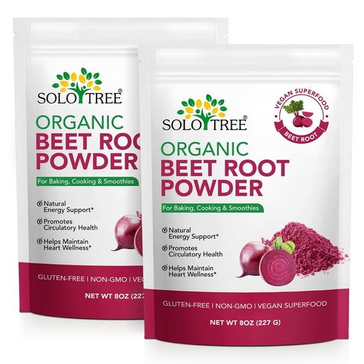 [BRSREAY5B5YQ2FDX] Beet Root Powder - Beetroot Powder Drink Mix for Smoothies, Baking & Juice, Natural Energy Boost, Cold Pressed, Water Soluble (2)