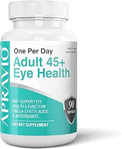 [BRSW2BQ6CQAWO3LK] Adult 45+ Eye Health Eye Vitamins w/Vitamin C, Vitamin E, Zinc, Copper, & Omega-3 Fatty Acids for Vision Health & Eye Protection, 90 softgels