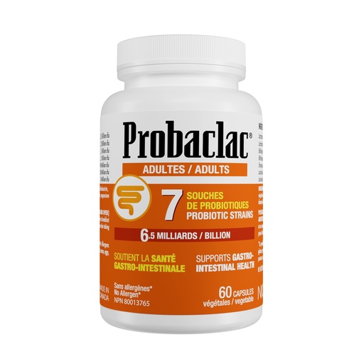 [BRSWYBLQCF4A23QU] Probaclac Probiotics for Adults – Daily Gut Health & Immune Support, Relieves Bloating & Supports Digestive Balance – 60 Shelf-Stable Capsules, Dairy & Gluten Free(60)
