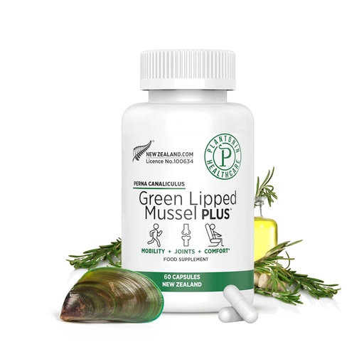 [BRSWYHD5OV7B4F3X] New Zealand - Green Lipped Mussel for Humans - Dried Freeze Perna Canaliculus with Omega 3 - Support Joint Mobility & Circulation - Non GMO & Gluten – 60 Capsules