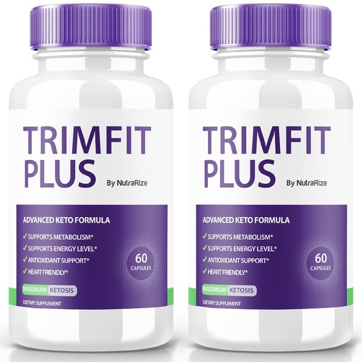 [BRSRAYIZBAMAEC33] (2 Pack) TrimFit Plus Capsules, TrimFit + Advanced All-Natural Formula, TrimFit Plus Keto Tablets, Maximum Strength Keto Pills, Purple TrimFit Plus Powder, Trim Fit Plus Reviews (120 Capsules)